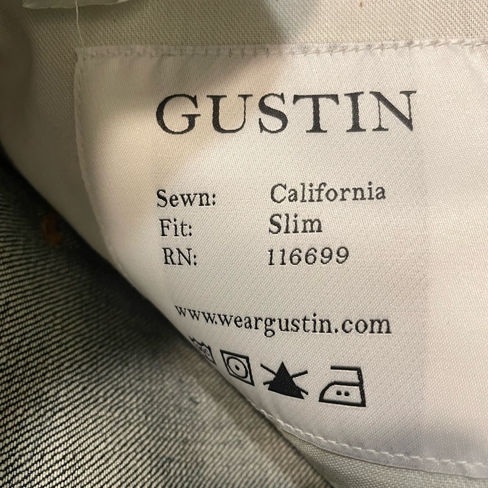 Gustin deep blue indigo #75 Okayama selvedge denim - Picture 6 of 12